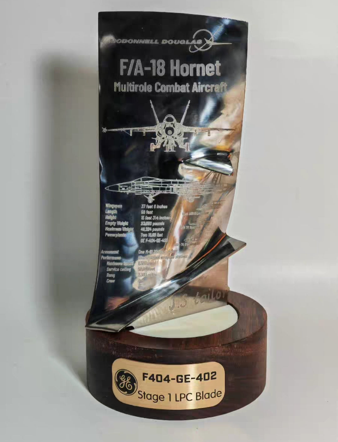 F/A-18 Hornet engine Blade (Stage 1 of LPC)