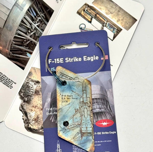 F-15E Strike Eagle Titanium Alloy Keychain