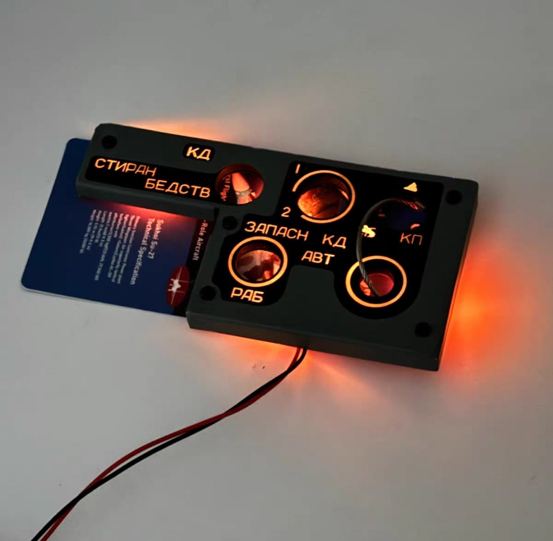 Illuminated Su-27 Fighter Jet Control Panel – JET FINDS