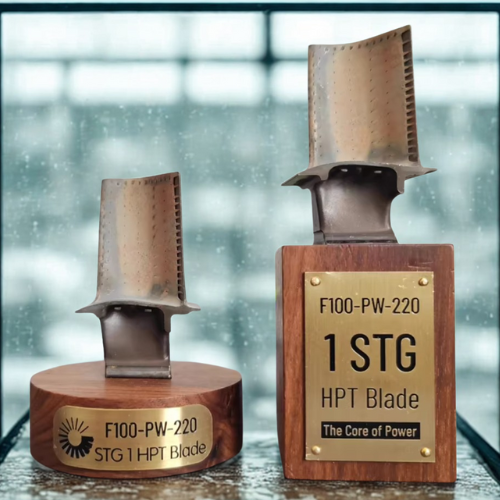 F-15E P&W F100 Turbofan Engine Blade Display